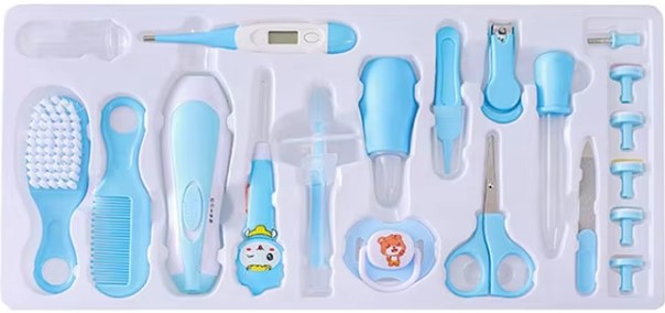 Baby Healthcare and Grooming Kit, 20PCS Newborn Baby Care Set, Safe BPA Free Baby Grooming Tools 4