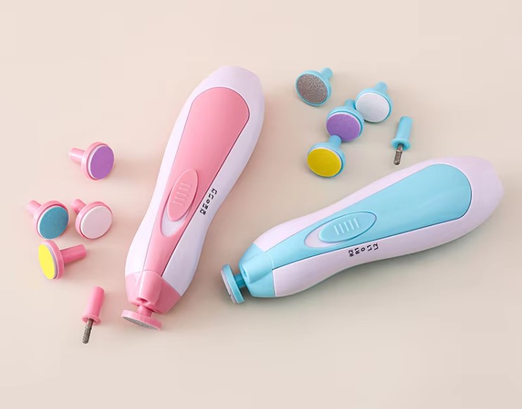6-in-1 Baby Electric Nail Trimmer Kit - Safe & Painless Nail Clipper for Infants and Adults 3