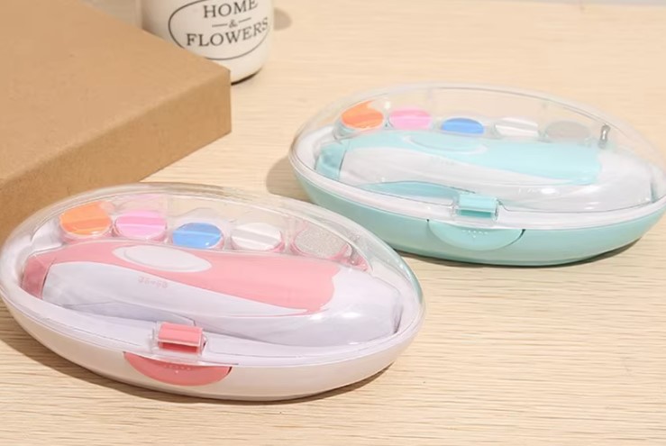 6-in-1 Baby Electric Nail Trimmer Kit - Safe & Painless Nail Clipper for Infants and Adults 5