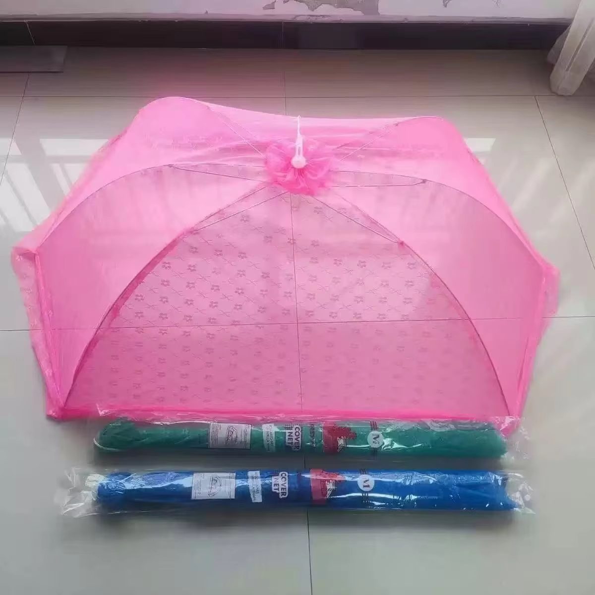 Big Size Foldable Portable Umbrella-style Baby Mosquito Net with Bedding Set (130 × 87 cm) 3