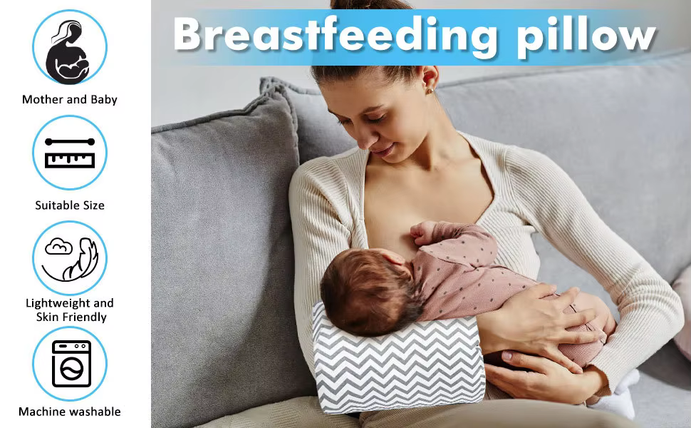 Cozy Arm Nursing Pillow for Breastfeeding Baby Travel Nursing Pillow for Feeding Baby Arm Nursing Pillow
